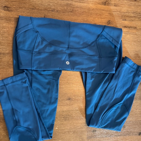Lululemon All the Right Places Low-Rise Pants II 28 " - Sz 8- Deep Marine - Picture 8 of 9